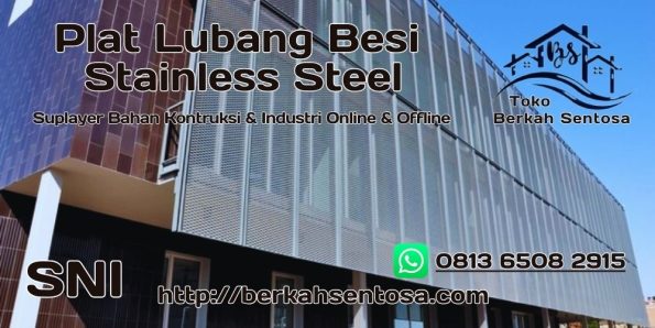 Plat Lubang Besi Stainless Steel (1) - Berkah Sentosa Jual Plat Lubang Besi Stainless Steel Pekanbaru-Riau / Toko Berkah Sentosa