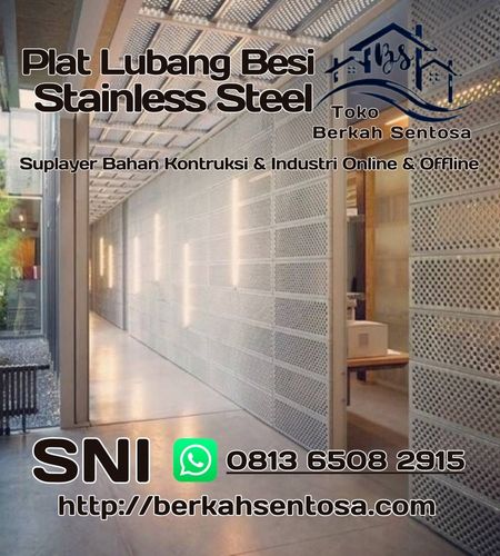 Plat Lubang Besi Stainless Steel (3) - Berkah Sentosa Distributor Plat Lubang Besi Stainless Steel Pekanbaru-Riau / Toko Berkah Sentosa