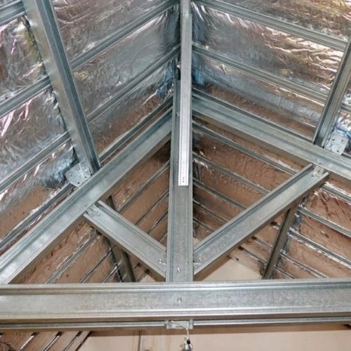 Glasswool Aluminium Foil pada Rangka Atap