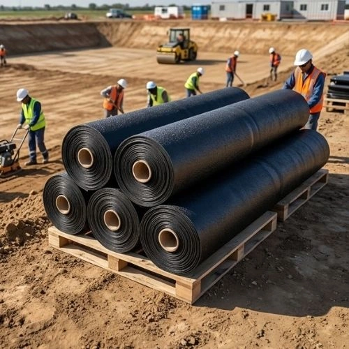 Supplier Geomembrane HDPE untuk berbagai kebutuhan pelapisan tambak, kolam, dan proyek konstruksi. Geomembrane HDPE menjadi solusi inovatif sebagai pelapis kedap air yang membantu mengurangi rembesan dan menjaga kualitas area yang dilapisi. Tersedia pilihan Geomembrane HDPE 300 micron, 500 micron, Dapatkan Harga Geomembrane Per roll, Harga Plastik Geomembran Per m2 & Harga Geomembrane HDPE 2 mm yang sesuai dengan kebutuhan proyek Anda, baik untuk tambak & kolam