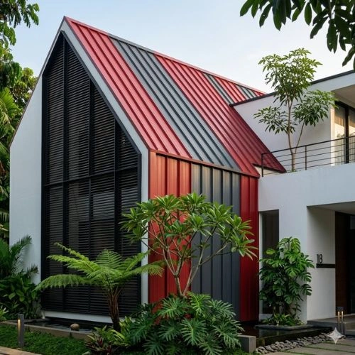 Atap Spandek Warna untuk rumah modern di Pekanbaru