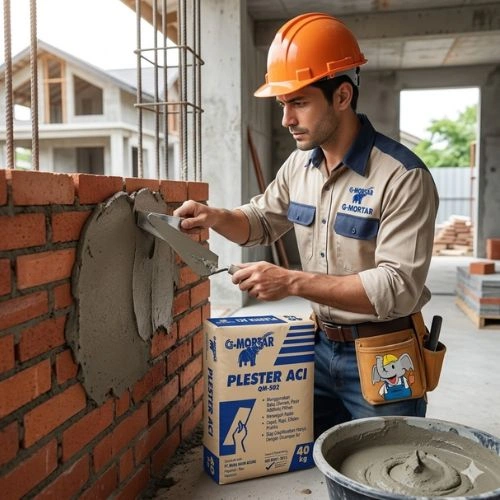 Butuh SEMEN G-MORTAR PLESTER ACI Pekanbaru? Hubungi Toko Berkah Sentosa