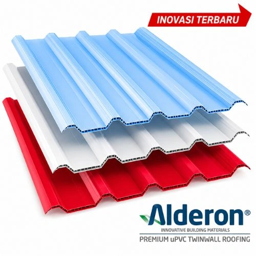 Butuh Atap Alderon Twinwall Double-Layer? Hubungi Toko Berkah Sentosa - Berkah Sentosa - Berkah Sentosa Sebagai Supplier Atap Alderon Twinwall Double-layer dan Toko Atap Terdekat, kami menyediakan berbagai pilihan Atap uPVC Alderon original dengan kualitas premium, Kami menawarkan Harga Atap UPVC Lembaran, Harga Atap Alderon Double Layer & Harga Atap uPVC Alderon serta berbagai pilihan ukuran dan spesifikasi untuk kebutuhan