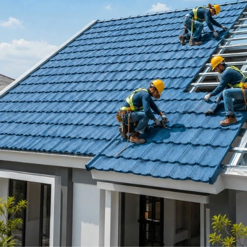 Supplier Genteng Gajah Roof atau toko atap di Pekanbaru, tersedia berbagai pilihan Genteng Metal Gajah Roof berkualitas untuk kebutuhan rumah, ruko, gudang, hingga proyek konstruksi. Anda dapat memperoleh informasi mengenai harga genteng per lembar, Harga Genteng metal 0,25mm, harga genteng 0,30 mm, harga genteng pasir, harga genteng galvalum, harga genteng metal Gajah serta harga atap per meter 
