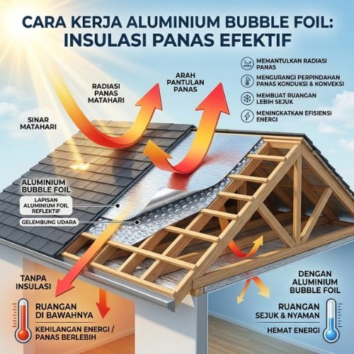 Sebagai Supplier GNET Aluminium Bubble Foil, kami menyediakan solusi insulasi peredam panas atap untuk berbagai kebutuhan bangunan dan proyek konstruksi. Tersedia pilihan Harga Aluminium Foil Per Roll, Harga Aluminium Foil Bubble, Harga Aluminium Foil Bubble GNET, Harga Aluminium Foil Bubble 4mm, Harga Bubble Foil 1.2mtrx25mtrx 4mm yang kompetitif dan sesuaikan pilihan material dengan kebutuhan proyek Anda.