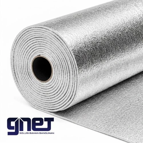 Dapatkan produk dari Supplier GNET Foam Aluminium Foil terpercaya, menjadi pilihan untuk kebutuhan insulasi dan peredam atap pada rumah, gudang, maupun bangunan lainnya. Dapatkan Informasi Harga Aluminium Foil Per Roll, Harga Aluminium Foil Bubble, Harga Aluminium Foil Foam GNET