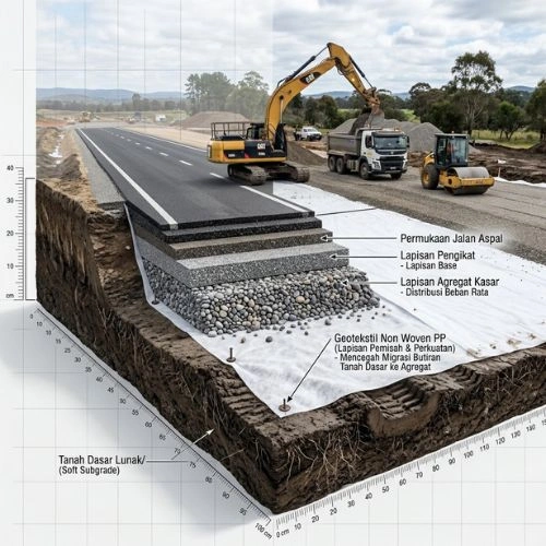 Butuh Geotextile Non Woven? Hubungi Toko Berkah Sentosa