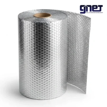 Sebagai Supplier GNET Aluminium Bubble Foil, kami menyediakan solusi insulasi peredam panas atap untuk berbagai kebutuhan bangunan dan proyek konstruksi. Tersedia pilihan Harga Aluminium Foil Per Roll, Harga Aluminium Foil Bubble, Harga Aluminium Foil Bubble GNET, Harga Aluminium Foil Bubble 4mm, Harga Bubble Foil 1.2mtrx25mtrx 4mm yang kompetitif dan sesuaikan pilihan material dengan kebutuhan proyek Anda.