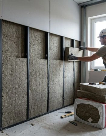 Insulasi Rockwool Partisi Dinding