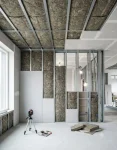 Insulasi Rockwool Partisi dinding dan Plafon