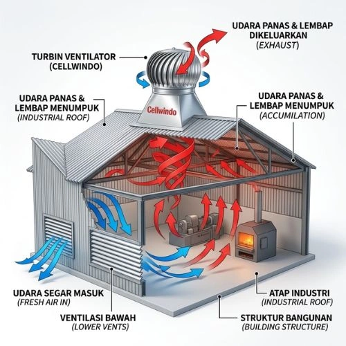 Butuh Turbin Ventilator Cellwindo? Hubungi Toko Berkah Sentosa