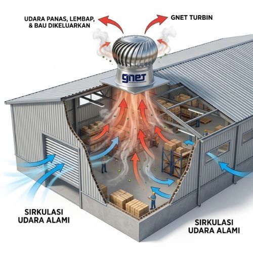 Butuh Turbin Ventilator GNET? Hubungi Toko Berkah Sentosa