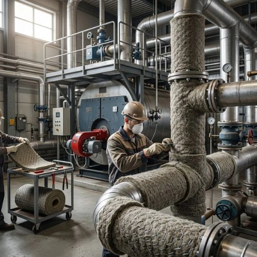 Sebagai Supplier Rockwool Wire Blanket, kami menyediakan material Insulasi Peredam Panas yang efektif untuk berbagai kebutuhan industri. Tersedia Harga Wire Blanket Rockwool, Harga Rockwool Per Roll & Harga Rockwool Wire Blanket D.80kg/m3
