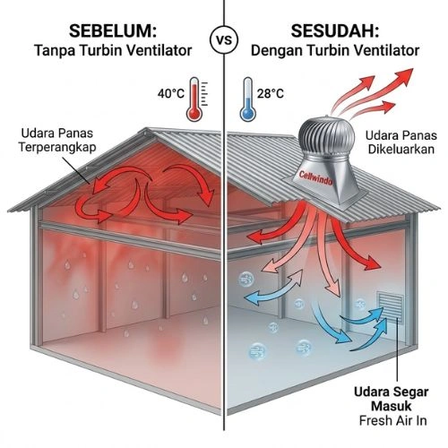 Butuh Turbin Ventilator? Hubungi Toko Berkah Sentosa