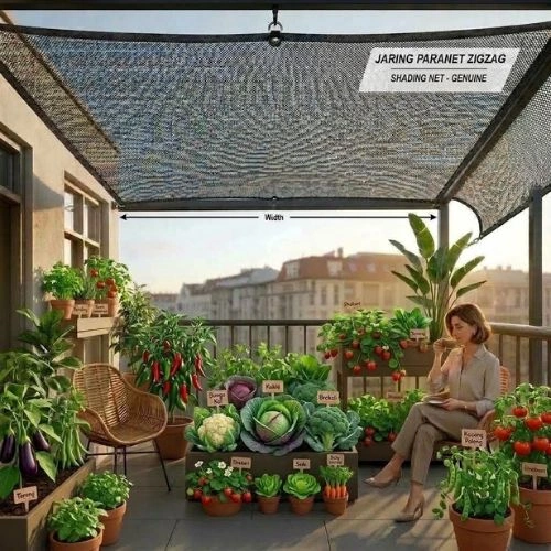 Bagi Anda yang sedang mencari Supplier Paranet ZigZag Beringin atau Toko Paranet Pekanbaru, tersedia pilihan Jaring Peneduh Tanaman yang dapat disesuaikan dengan kebutuhan. Paranet ZigZag Beringin 60%–75% & 90% cocok digunakan untuk membantu mengurangi intensitas sinar matahari pada tanaman, kebun, maupun area budidaya. Tersedia juga pilihan Harga Paranet per Meter, Harga Jaring Paranet Anti-UV & Harga Paranet ZigZag Beringin.