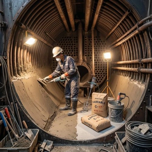 Kami Supplier Semen Api Castable (Refractory Cement) untuk berbagai kebutuhan proyek dan aplikasi industri bersuhu tinggi. Sebagai Toko Semen Api, kami menawarkan pilihan Harga Semen Tahan Api per-sak, Harga Semen Api Castable, dan Tersedia berbagai tipe Semen Api Castable C-13, C-15, C-16, C-17 & C-18 yang dapat disesuaikan dengan kebutuhan penggunaan, seperti furnace, kiln, tungku pembakaran, boiler, oven industri, dan aplikasi tahan panas lainnya.