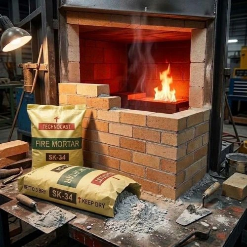 Bagi Anda yang sedang mencari Supplier SK-34 Semen Api Fire Mortar, kami menyediakan produk semen tahan panas untuk berbagai kebutuhan konstruksi refractory, seperti furnace, kiln, tungku, boiler, dan aplikasi industri bersuhu tinggi. Anda juga dapat memperoleh informasi Toko Semen Api Terdekat, termasuk Harga Refractory Cement Super, Harga Semen Api per Sak, hingga Harga Semen Api Fire Mortar SK-34 sesuai kebutuhan proyek.
