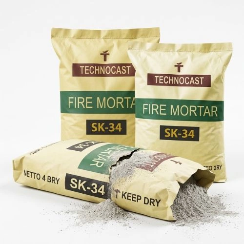 Bagi Anda yang sedang mencari Supplier SK-34 Semen Api Fire Mortar, kami menyediakan produk semen tahan panas untuk berbagai kebutuhan konstruksi refractory, seperti furnace, kiln, tungku, boiler, dan aplikasi industri bersuhu tinggi. Anda juga dapat memperoleh informasi Toko Semen Api Terdekat, termasuk Harga Refractory Cement Super, Harga Semen Api per Sak, hingga Harga Semen Api Fire Mortar SK-34 sesuai kebutuhan proyek.
