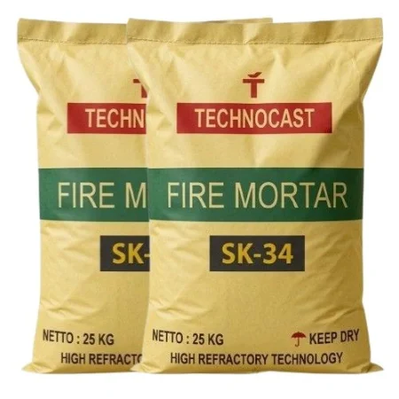 Bagi Anda yang sedang mencari Supplier SK-34 Semen Api Fire Mortar, kami menyediakan produk semen tahan panas untuk berbagai kebutuhan konstruksi refractory, seperti furnace, kiln, tungku, boiler, dan aplikasi industri bersuhu tinggi. Anda juga dapat memperoleh informasi Toko Semen Api Terdekat, termasuk Harga Refractory Cement Super, Harga Semen Api per Sak, hingga Harga Semen Api Fire Mortar SK-34 sesuai kebutuhan proyek.
